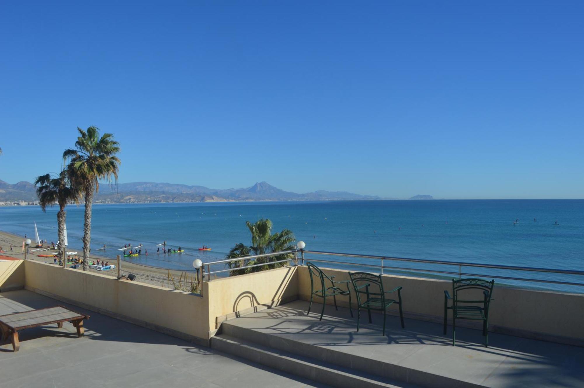 Excepcional Apartamento Amanecer Al Borde De Playa Y Mar, En Chalet Roquetes Alicante Eksteriør bilde