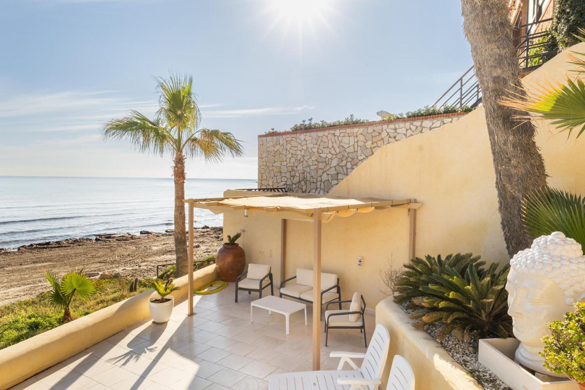 Excepcional Apartamento Amanecer Al Borde De Playa Y Mar, En Chalet Roquetes Alicante Eksteriør bilde