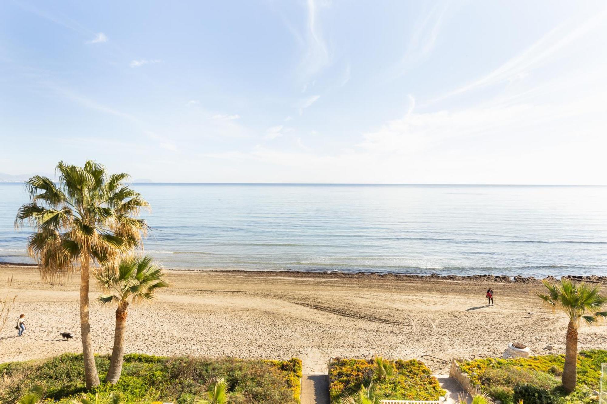 Excepcional Apartamento Amanecer Al Borde De Playa Y Mar, En Chalet Roquetes Alicante Eksteriør bilde