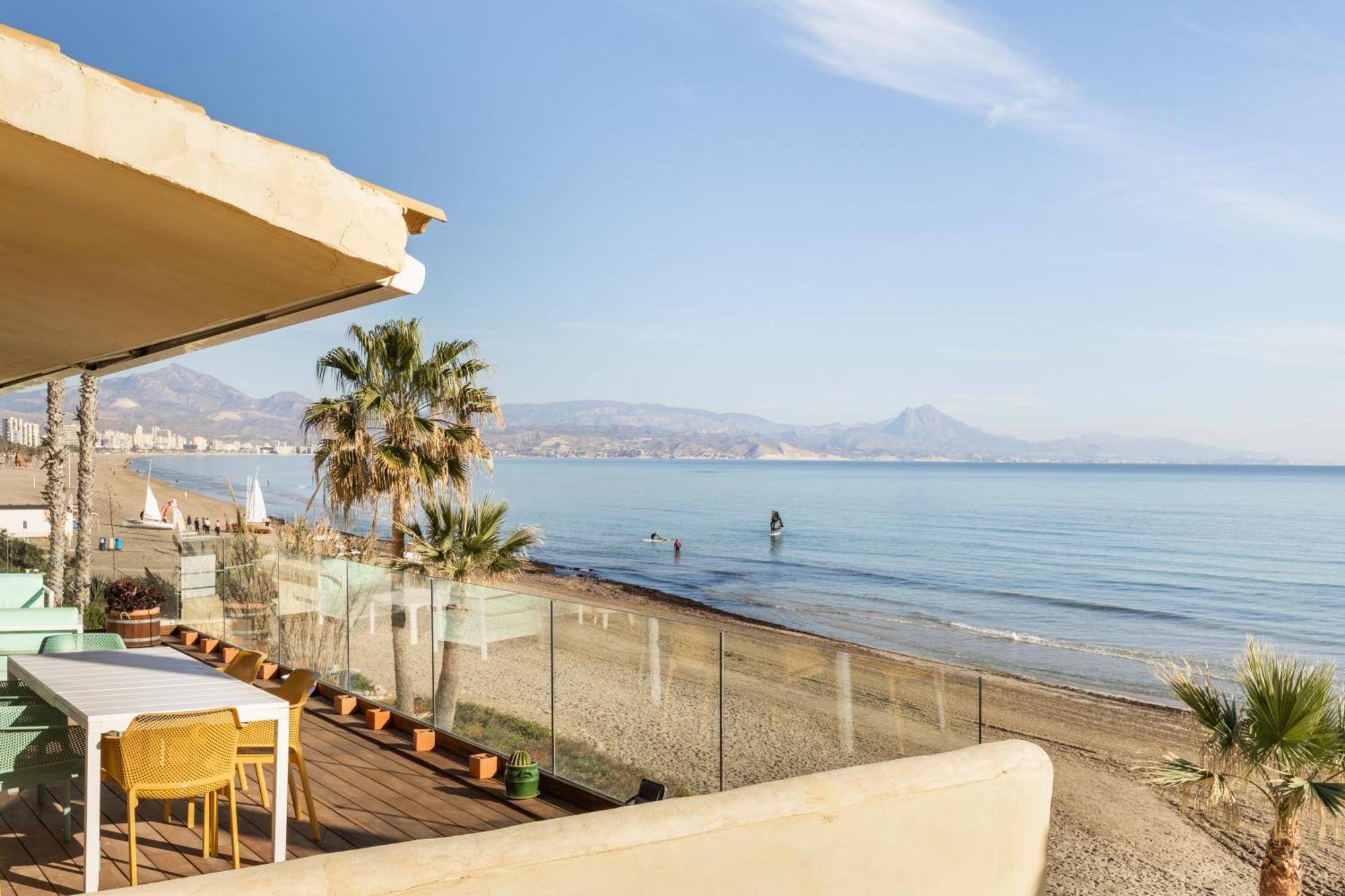 Excepcional Apartamento Amanecer Al Borde De Playa Y Mar, En Chalet Roquetes Alicante Eksteriør bilde