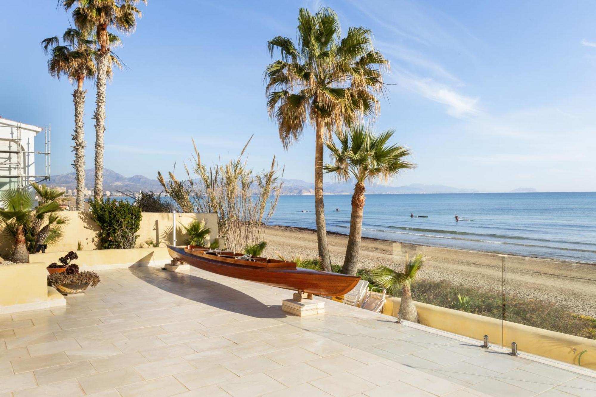 Excepcional Apartamento Amanecer Al Borde De Playa Y Mar, En Chalet Roquetes Alicante Eksteriør bilde